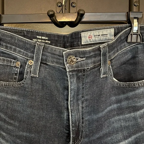 AG Adriano Goldschmied | Mila AG-ED™ SUPER HIGH-RISE SKINNY | Size 29R - Picture 10 of 15